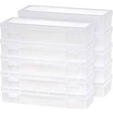 IRIS USA 10Pack Large Plastic Art Craft Supply Organizer Storage