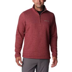 Columbia Men's Great Hart Mountain III Half Zip - Red Jasper Heather