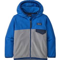 Down Jackets Outerwear Children's Clothing Patagonia Kid's Micro D Snap-T Fleece Jacket - Salty Grey