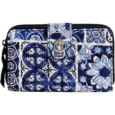 Vera Bradley RFID Turnlock Wallet - Island Tile Blue