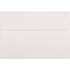 White Shipping, Packing & Mailing Supplies Jam Paper A8 Strathmore Invitation Envelopes 5 1/2 x 8 1/8 Bright White Wove 25/Pack