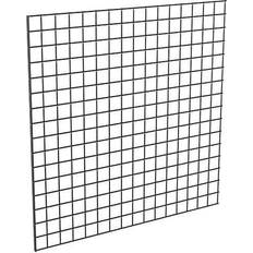 Wall Panels 4'W X 4'H Wire Grid Wall Panel Semi-Gloss Black Pkg Qty 3