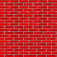 Red Brick Wall Party Backdrop For Christmas 4 Foot X 20 Foot Party Supplies