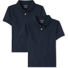 XXL Polo Shirts Children's Clothing The Children's Place Boys Short Sleeve Pique Polo,Nautico Pack,XXL16