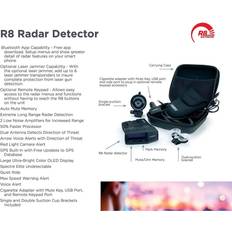 Uniden radar detector Uniden R8 Extreme Long-Range Radar/Laser Front Rear Detection w/Directional Arrows