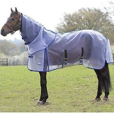 Horse Rugs Weatherbeeta WB ComFiTec Ripshield Plus DetachNeck White/Blu White/Blue
