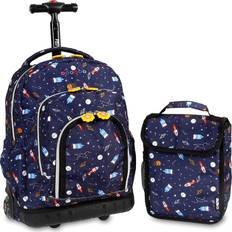 Children's Luggage J World New York Lollipop Rolling Backpack Lunch Bag