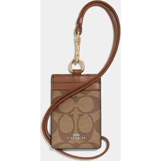 Coach Outlet Large Wireless Earbud Case in Signature Canvas - Beige