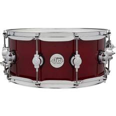 Snare Drums DW Design Series Snare Drum 14 x 6 in. Cherry Stain