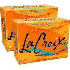 Lacroix Core Sparkling Water with Natural Orange Flavor, 12 Case