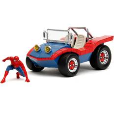 Toy Vehicles Jada Marvel Spider-Man 1:24 Buggy Die-cast Car & 2.75" Figure, Toys for Kids and Adults