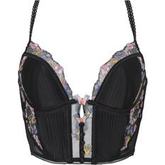 VS For Love & Lemons glitter bra top Size small black