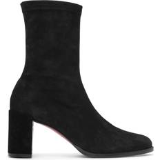 CHRISTIAN LOUBOUTIN: Alpinosol suede ankle boots - Black