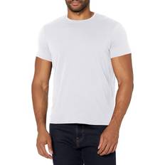 Armani Exchange White T-shirts Armani Exchange AX Men's Solid Colored Basic Pima Crew Neck, White