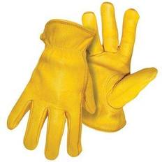 Gold - Men Gloves Hugo Boss Men's Indoor/Outdoor Driver Gloves Yellow pair