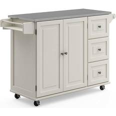 Stainless Steel Trolley Tables Homestyles Kitchen Cart Trolley Table 18x53.5"