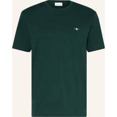Gant T-shirts Gant The Original T-shirt Green Grün t-shirt Grösse: