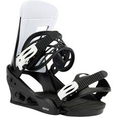 Men Snowboard Bindings Burton Freestyle Re:Flex 2024 - Black