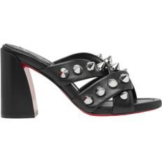 Christian Louboutin Black Spika Club Heeled Sandals