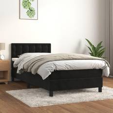 vidaXL Velvet Boxspringbett 90x200cm