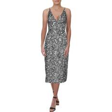 Dress The Population Lyla Dress - White/Black