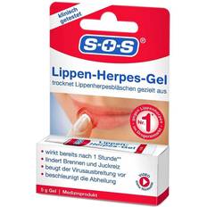 Lippenpflege Sos lippen-herpes-gel, gegen lippenherpes, gegen herpesbläschen, je 5g gel