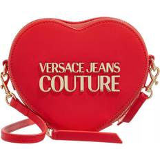 Versace Jeans Couture Orange Heart Lock Crossbody Bag