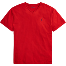 Polo Ralph Lauren Red T-shirts Polo Ralph Lauren Men's Classic Fit Jersey V-Neck T-shirt - Red