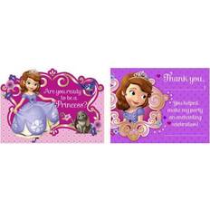 Hällmark Sofia the first enchancia disney princess birthday party invitations thank yous