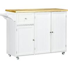 Homcom Kitchen Cart Trolley Table 17.8x53.2"