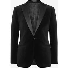 Baumwolle Jacketts Reiss Ace Dinner Suit Jacket - Black