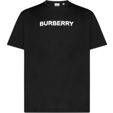 Burberry Men Clothing Burberry Harriston Logo T-shirt - Black