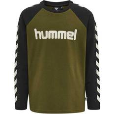 Hummel Boy's T-shirt L/S - Dark Olive (213853-6086)