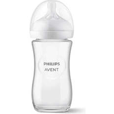 Glas Saugflaschen Philips Natural Response Glass Baby Bottle 240ml