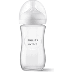 Glas Saugflaschen Philips Natural Response Glass Baby Bottle 240ml