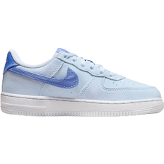 Nike Air Force 1 LV8 (GS) Big Kids' Shoes Midnight Navy-Blue Tint