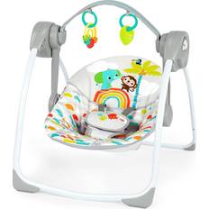 Baby Gyms Bright Starts Playful Paradise Portable Baby Swing with Music
