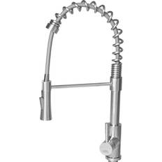 Faucets Signature BBQGuys Pre-Rinse Coil-Spring Hot/Cold Silver
