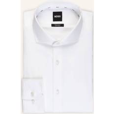 Hugo Boss Herren Hemden Hugo Boss Hemd Regular Fit weiss