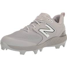 New Balance Men Baseball Shoes New Balance Fresh Foam 3000v6 Molded Grey/White Men's Shoes Gray