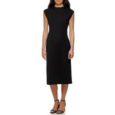 Calvin Klein Women Dresses Calvin Klein Women's Ponte Formal Fitted Dress, Black
