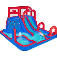 Inflatable Toys Sunny & Fun Mega Climb N Go Inflatable Water Slide Park