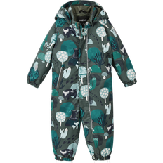 Reima Toddler's Waterproof Snowsuit Puhuri - Thyme Green (5100116A-8518)