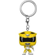 Funko Mighty Morphin Power Rangers 30th Anniversary Yellow Ranger Pocket Pop! Key Chain