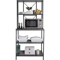 Zenvida Baker Rack Industrial Kitchen Shelving System 31x66.5"