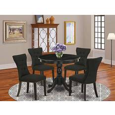 Round Dining Sets East West Furniture Kitchen Table Dining Set 36" 5