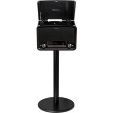 Record player stand ELECTROHOME Vinyl Record Player Bluetooth Radio CD Vinyl to MP3 w/ Metal Stand