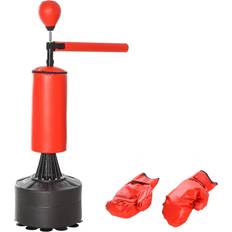 Black Punching Bags Soozier Freestanding Boxing Punch Bag Stand Black, Red