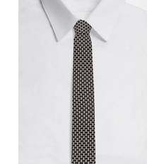 Dolce & Gabbana Herren Krawatten Dolce & Gabbana 6-cm printed silk blade tie black_white one