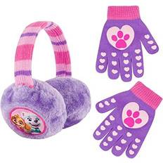 Hearing Protection ABG Accessories Nickelodeon toddler winter earmuffs and kids gloves, paw patrol skye, girls 4-7